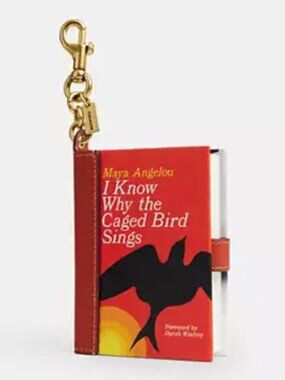 I Know Why The Caged Bird Sings By Maya Angelou Book Bag Charm